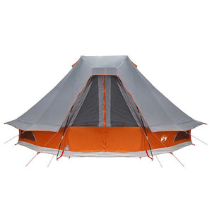 Tipi Zelt mit Dach Grau/Orange 466cm