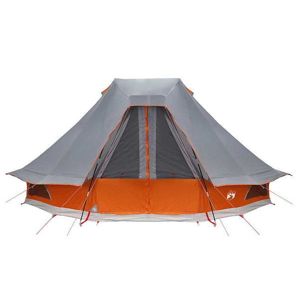 Tipi Zelt mit Dach Grau/Orange 466cm