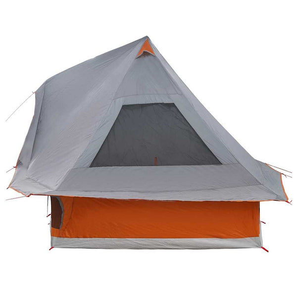 Tipi Zelt mit Dach Grau/Orange 466cm