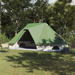 Tipi Zelt mit Dach Grün 680x430x270cm