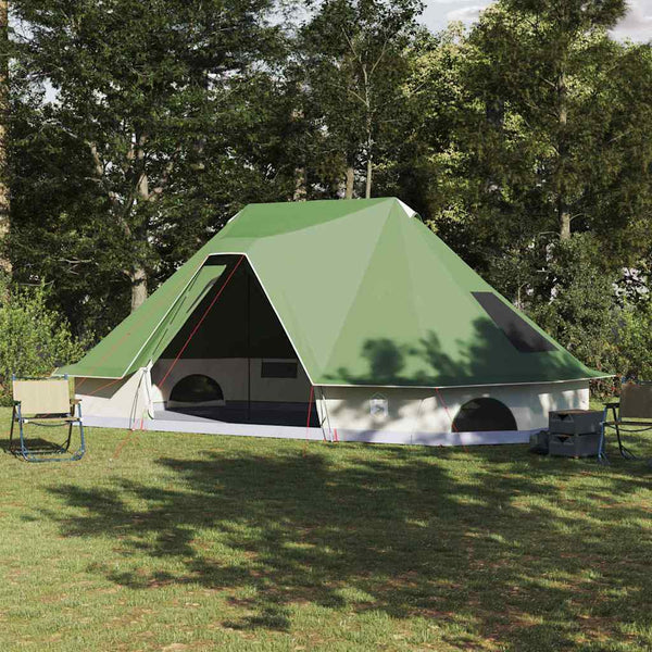 Tipi Zelt mit Dach Grün 680x430x270cm