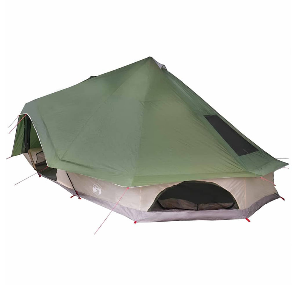 Tipi Zelt mit Dach Grün 680x430x270cm
