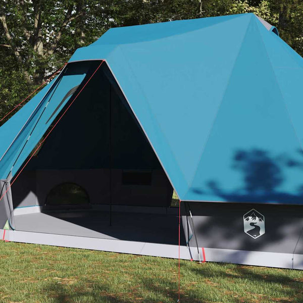 Blaues Tipi-Zelt mit Dach & Stauraum