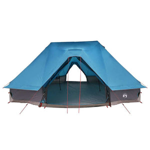 Blaues Tipi-Zelt mit Dach & Stauraum