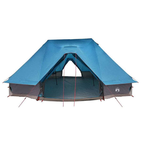 Blaues Tipi-Zelt mit Dach & Stauraum