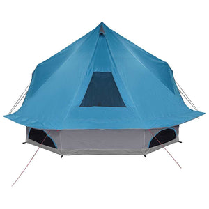 Blaues Tipi-Zelt mit Dach & Stauraum
