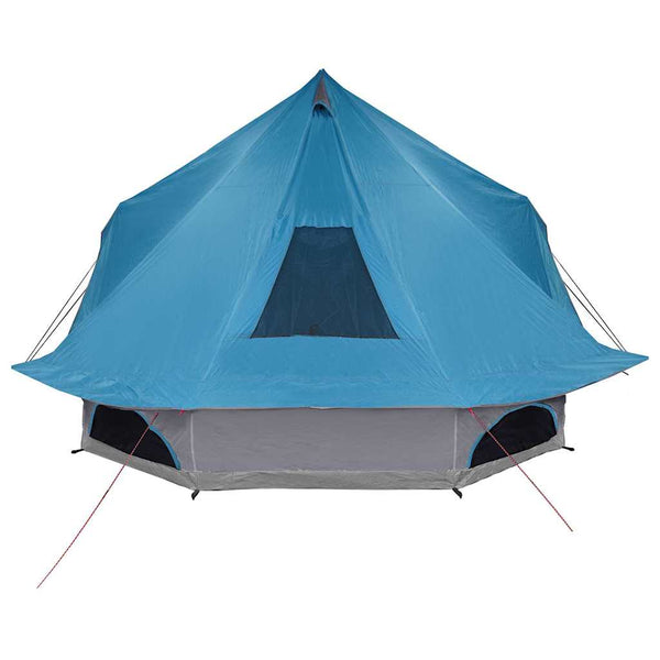 Blaues Tipi-Zelt mit Dach & Stauraum
