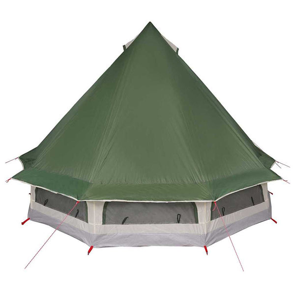 Tipi Zelt mit Dach, Grün, 404x370x270cm