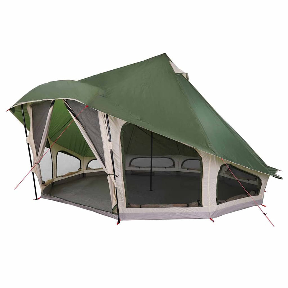 Tipi Zelt mit Dach Grün