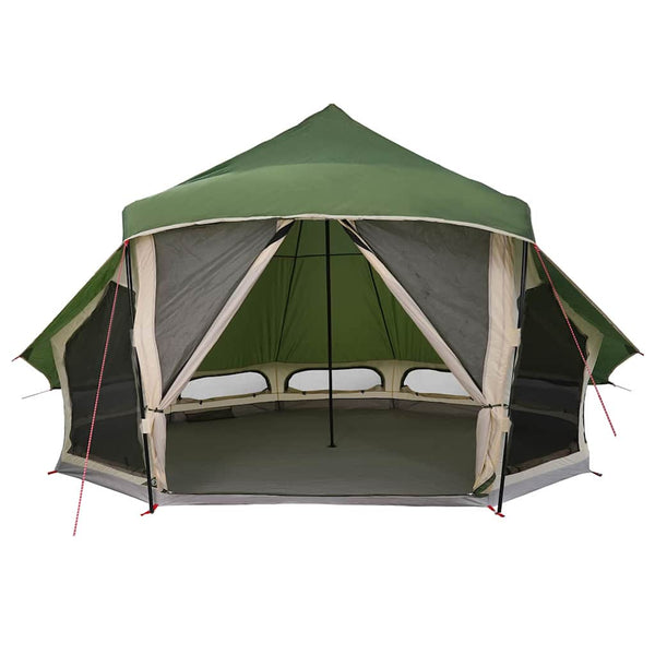 Tipi Zelt mit Dach Grün