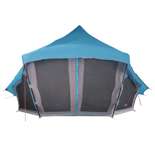Blaues Tipi Zelt mit Dach