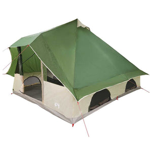 Tipi Zelt mit Dach Grün