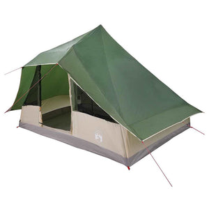 Tipi Zelt mit Dach Grün 364x281x257cm