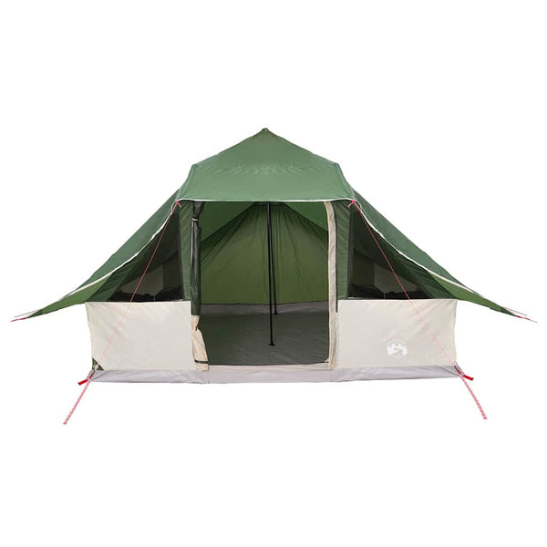 Tipi Zelt mit Dach Grün 364x281x257cm