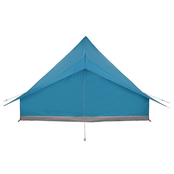 Blaues Tipi-Zelt mit Dach & Stauraum