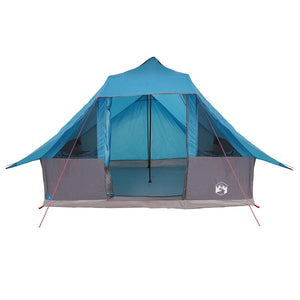 Blaues Tipi-Zelt mit Dach & Stauraum