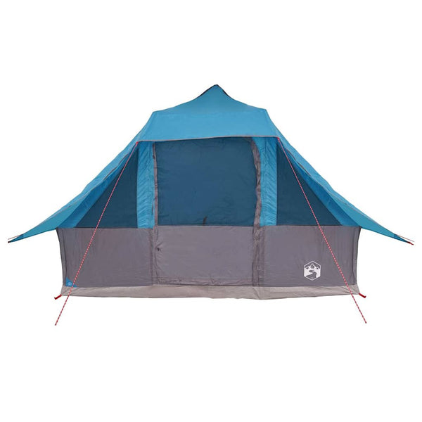 Blaues Tipi-Zelt mit Dach & Stauraum