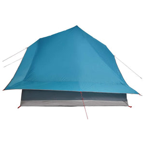 Blaues Tipi-Zelt mit Dach & Stauraum