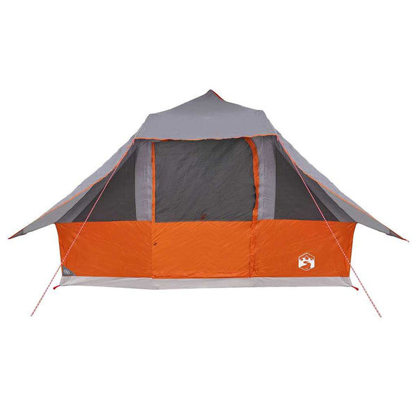 Tipi Zelt mit Dach Grau/Orange