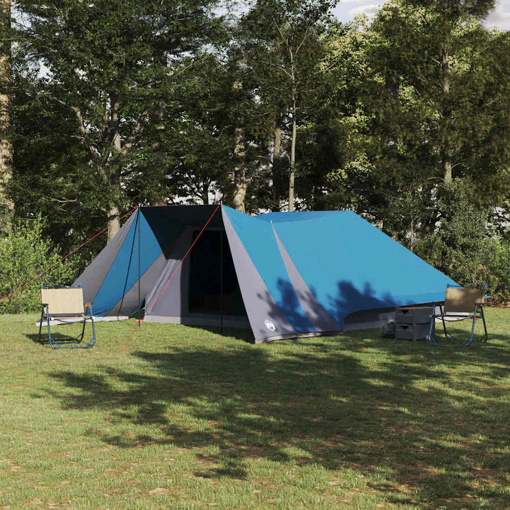 Blaues Tipi-Zelt mit Dach & Stauraum