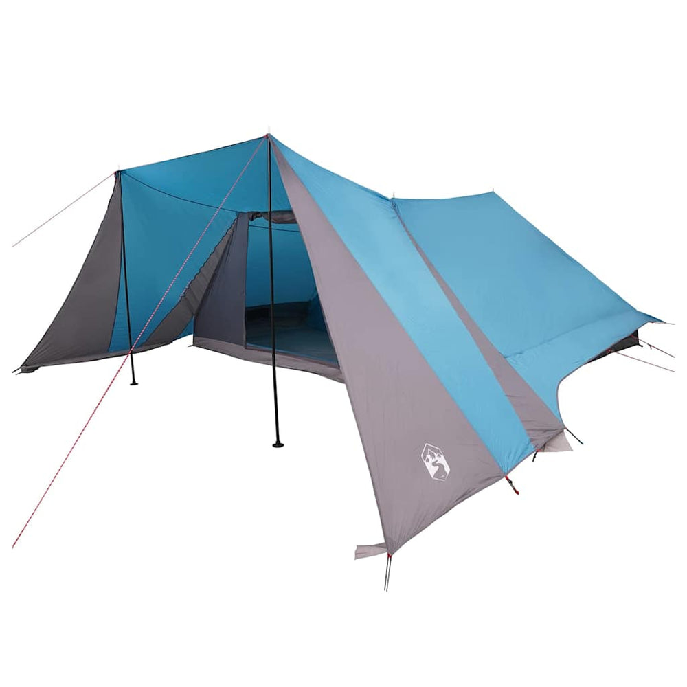Blaues Tipi-Zelt mit Dach & Stauraum