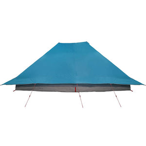Blaues Tipi-Zelt mit Dach & Stauraum