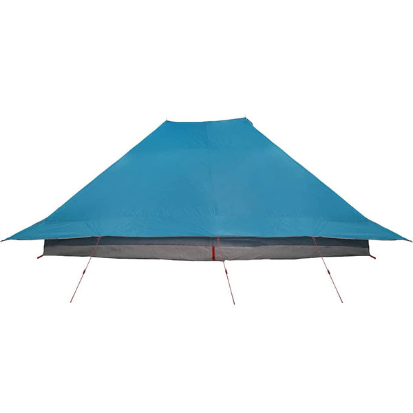 Blaues Tipi-Zelt mit Dach & Stauraum