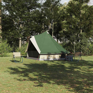 Tipi Zelt Grün mit Dach & Stauraum