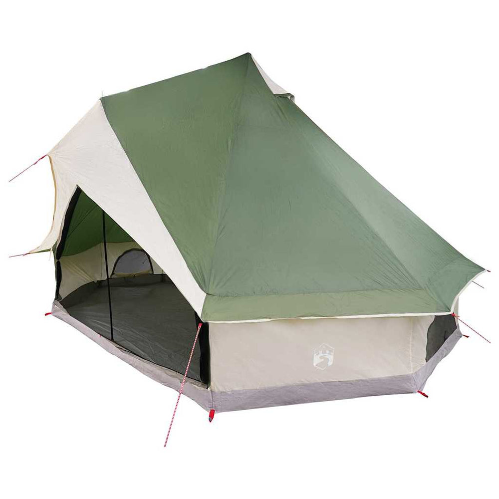 Tipi Zelt Grün mit Dach & Stauraum