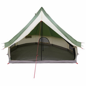 Tipi Zelt Grün mit Dach & Stauraum