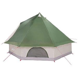 Tipi Zelt Grün mit Dach & Stauraum