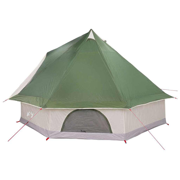 Tipi Zelt Grün mit Dach & Stauraum
