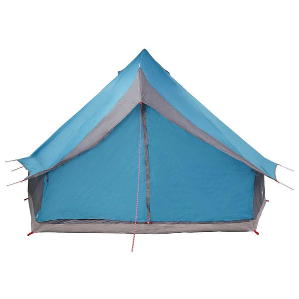 Blaues Tipi Zelt mit Dach