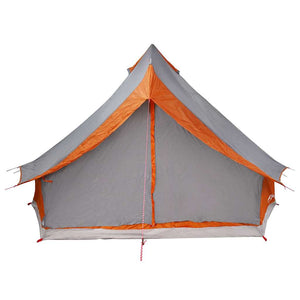 Tipi Zelt mit Dach Grau/Orange 400x346x250cm