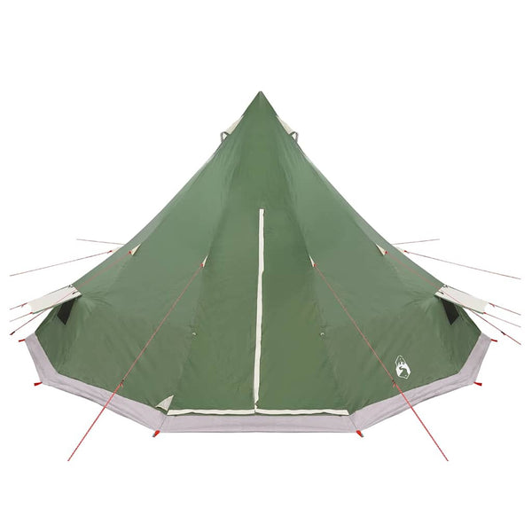Tipi Zelt Grün mit Dach 560x560x300cm