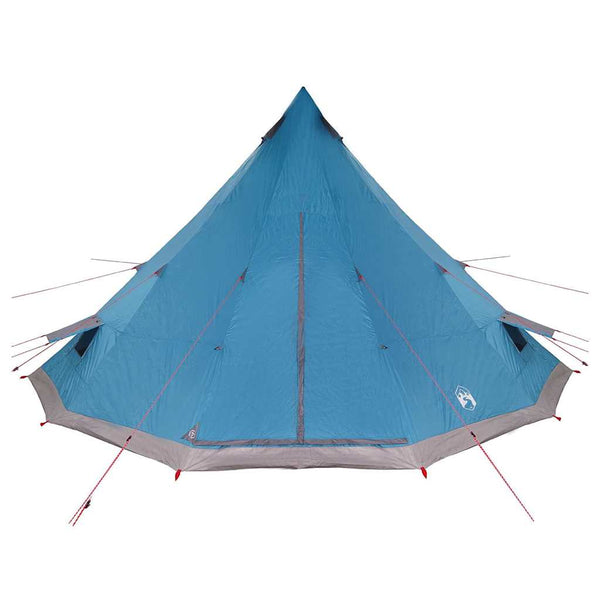 Blaues Tipi Zelt mit Dach