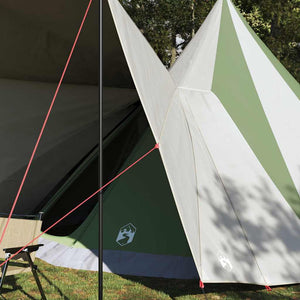 Tipi Zelt mit Dach Grün 510x690x330cm