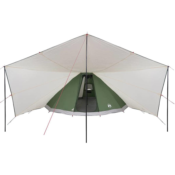 Tipi Zelt mit Dach Grün 510x690x330cm