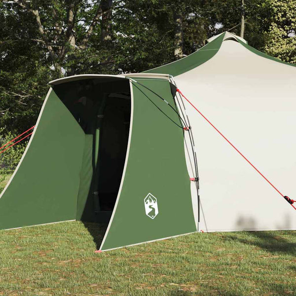 Tipi Zelt Grün mit Dach