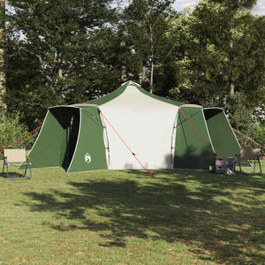 Tipi Zelt Grün mit Dach