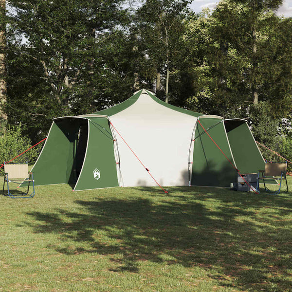 Tipi Zelt Grün mit Dach