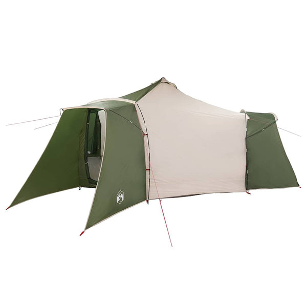 Tipi Zelt Grün mit Dach
