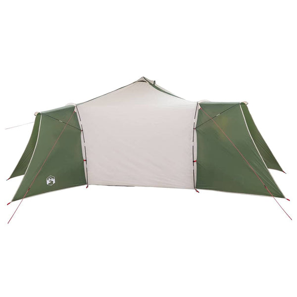 Tipi Zelt Grün mit Dach