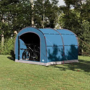 Fahrradzelt mit Dach, Blau