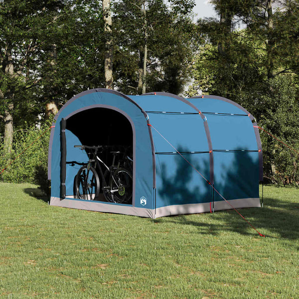 Fahrradzelt mit Dach, Blau