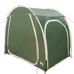 vidaXL Abri de vélo avec toit de rangement Vert 218 x 156 x 180 cm