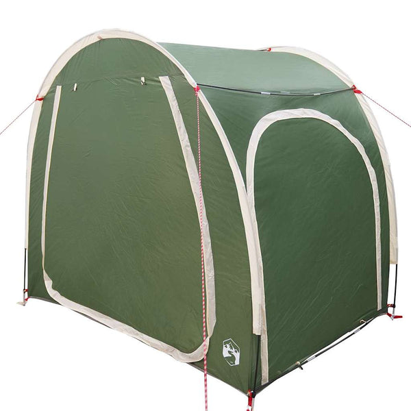 vidaXL Abri de vélo avec toit de rangement Vert 218 x 156 x 180 cm