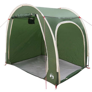 vidaXL Abri de vélo avec toit de rangement Vert 218 x 156 x 180 cm