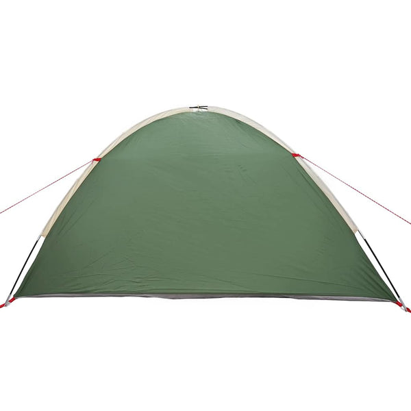Grünes Campingzelt mit Dach