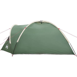 Grünes Campingzelt mit Dach